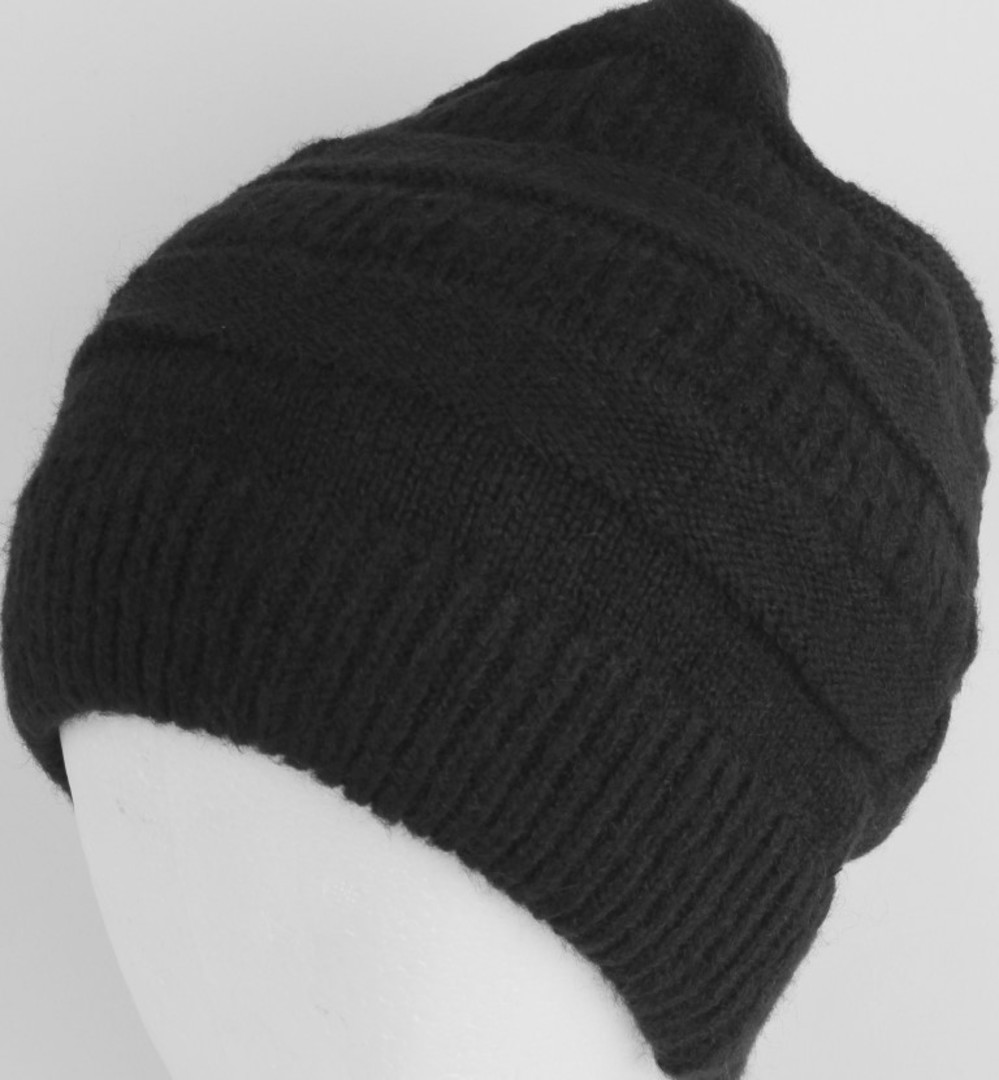 Headstart pull-on knit beanie black Style : HS/4557 image 0